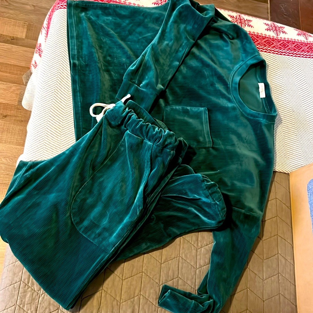 Beautiful green lounger